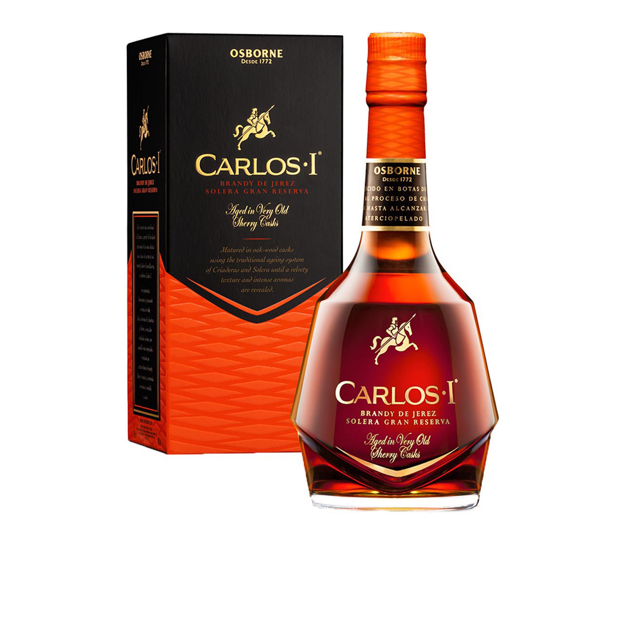 Carlos I Brandy de Jerez 1 Liter 40% vol. Carlos I Brandy de Jerez 1 Liter 40% vol.