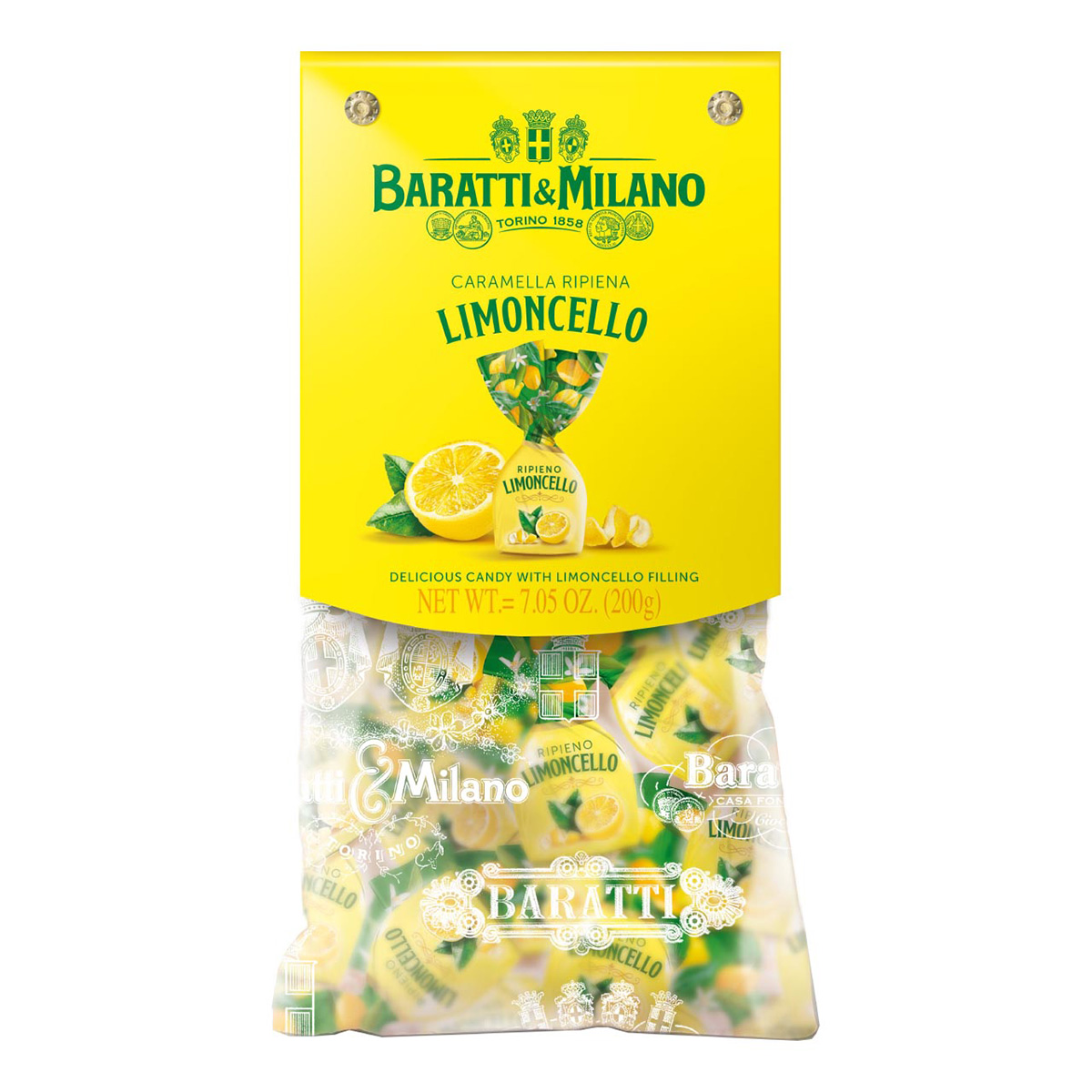 Baratti & Milano Limoncello filling Candy bag 200g