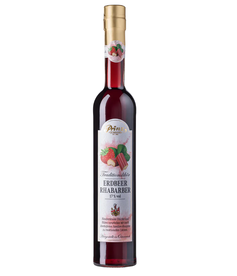 Prinz Strawberry-Rhubarb Liqueur 17% vol. 0.5 Liter