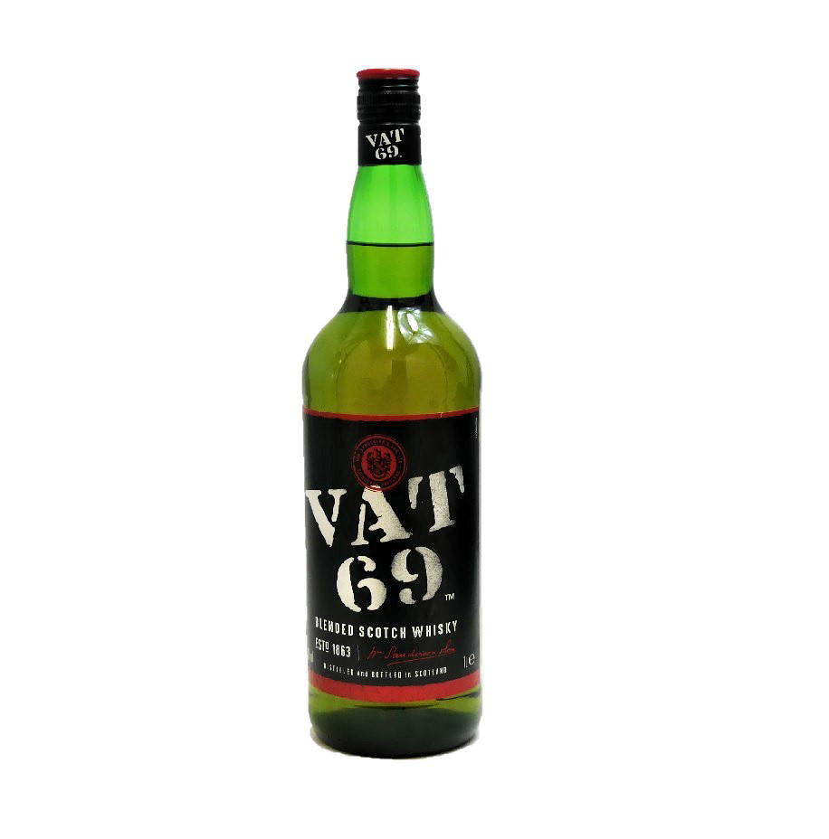 Vat 69 whiskey 1 liter 40% vol. Vat 69 whiskey 1 liter 40% vol.