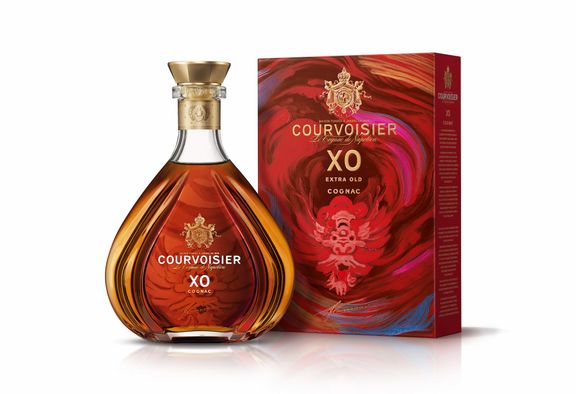 Courvoisier XO Limited Edition Luna New Year 40%vol. 1 Liter 