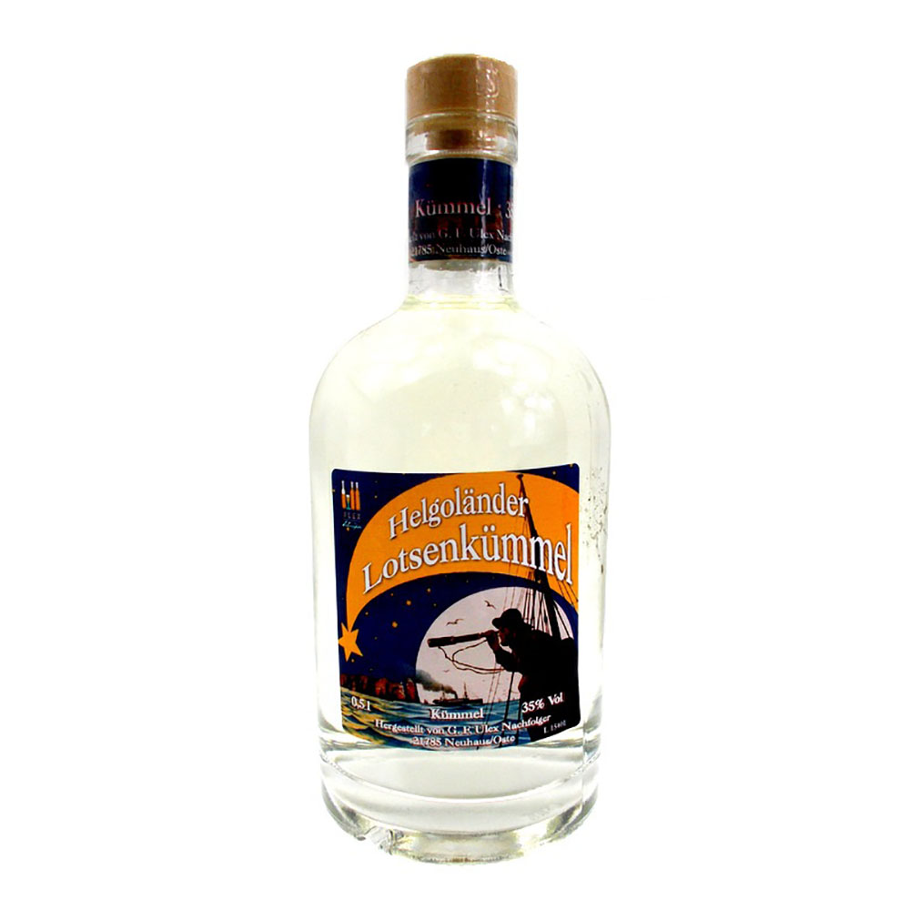 Helgoländer Lotsenkümmel 0,5 Liter 35%vol. Helgoländer Lotsenkümmel 0,5 Liter 35%vol.