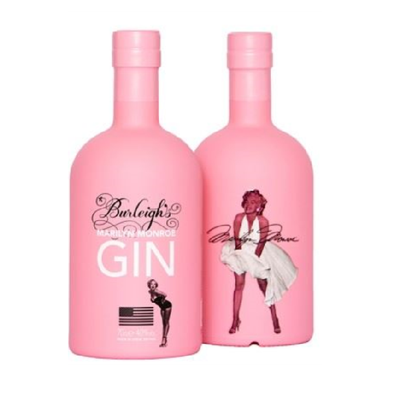 Burleighs London Dry Gin "Marilyn Monroe Edition" 40%vol. 0,7 Liter