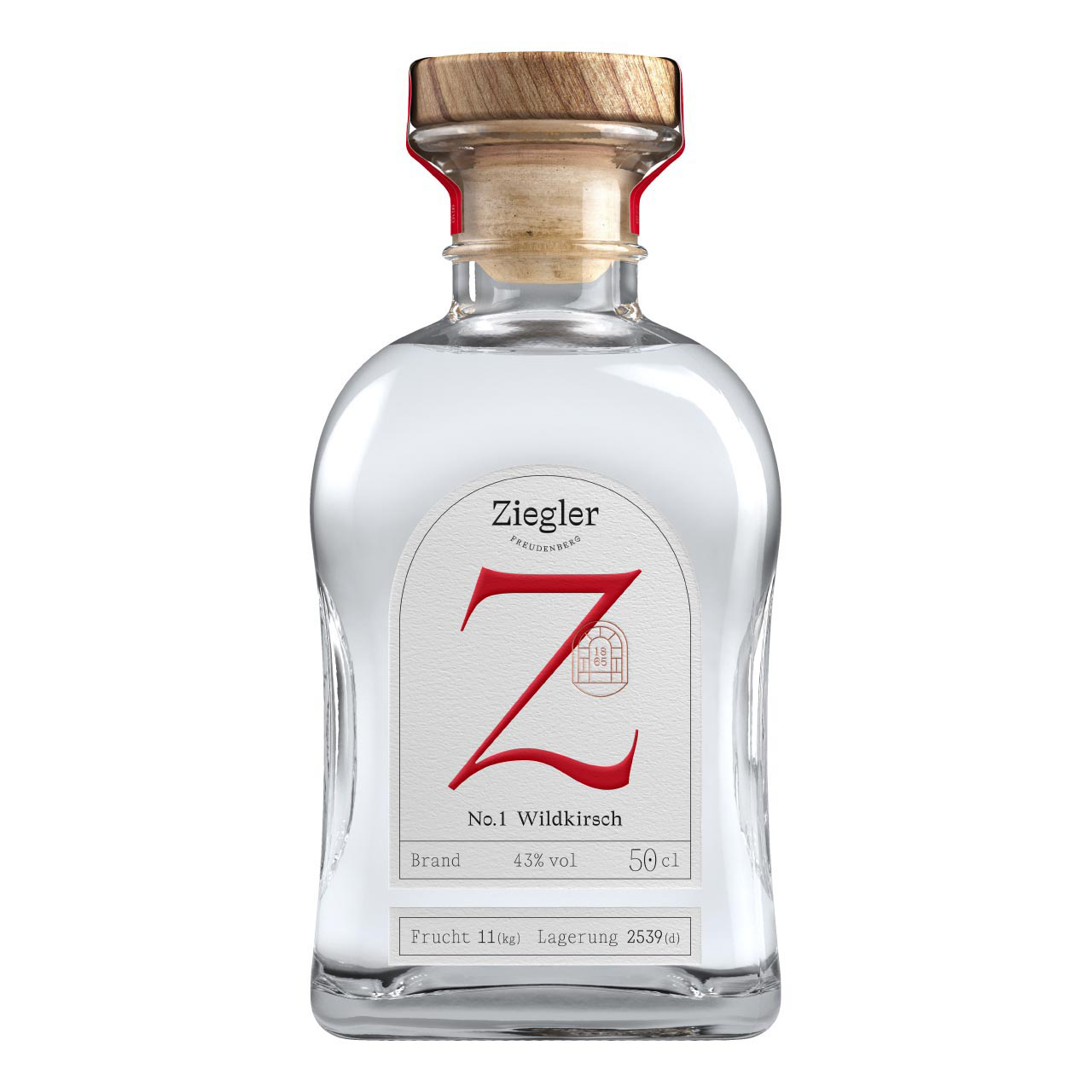 Ziegler N.1 Wild Cherry 43%vol. 0.5 Liters