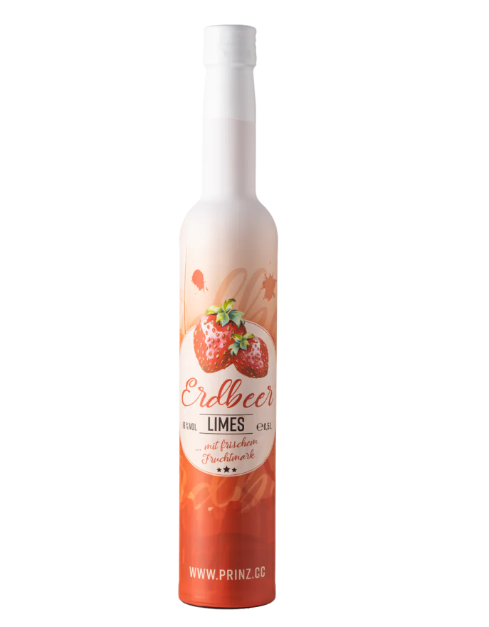 Prinz Strawberry Limes Liqueur 16% vol. 0.5 Liter