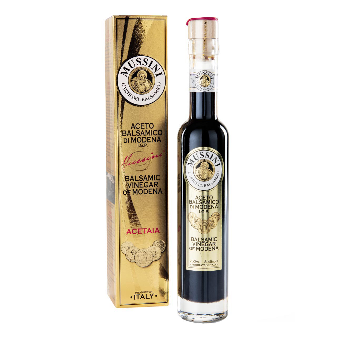 Mussini Aceto Balsamico di Modena I.G.P. 5 Münzen 250ml Mussini Aceto Balsamico di Modena I.G.P. 5 Münzen 250ml