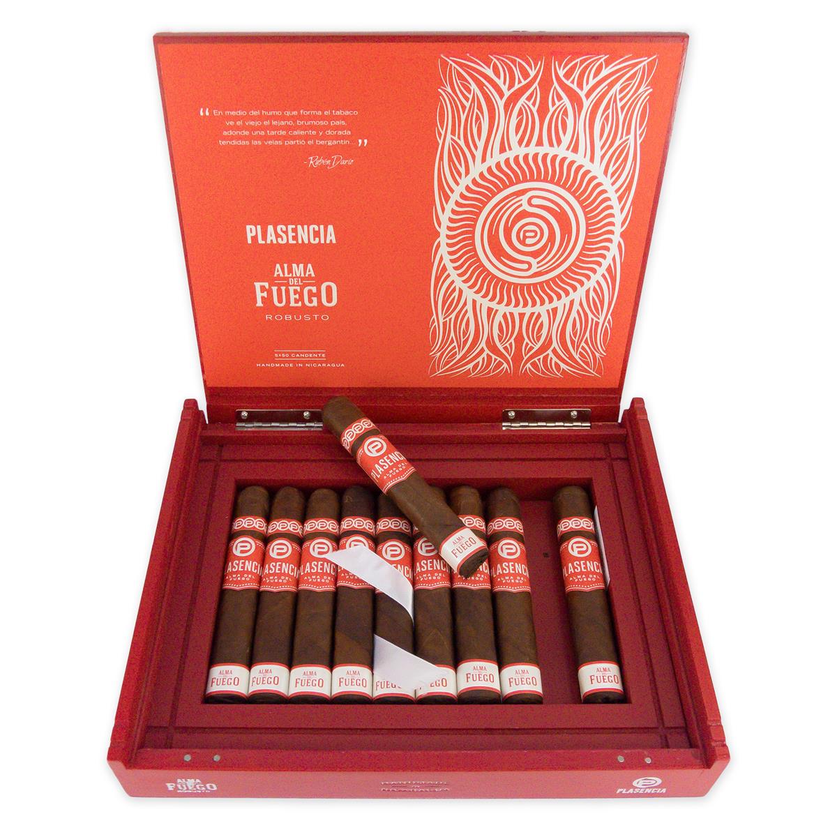 Plasencia Alma del Fuego Candente Robusto 10er Plasencia Alma del Fuego Candente Robusto 10er