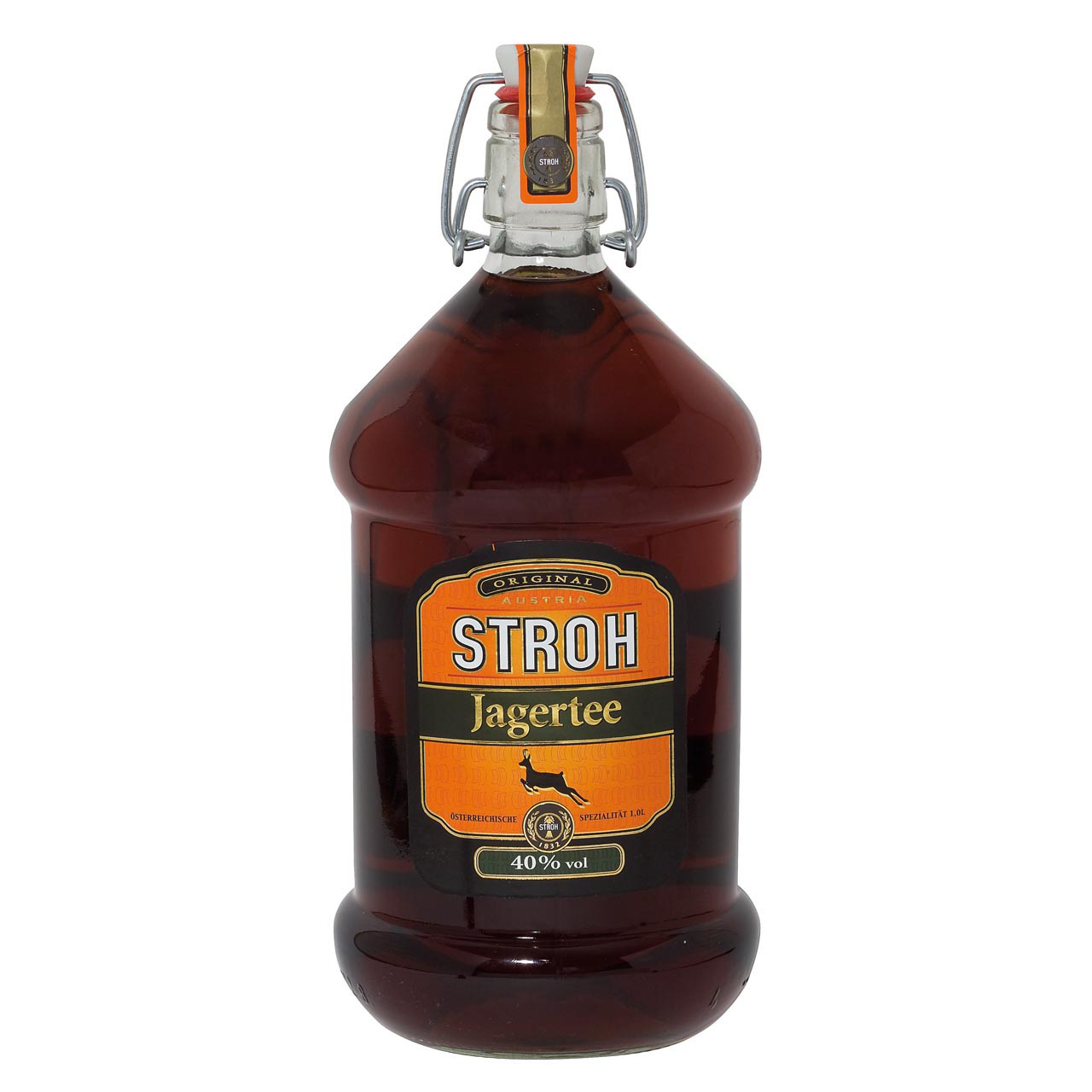 Stroh Rum  Jagertee 1 Liter 40%vol. Stroh Rum  Jagertee 1 Liter 40%vol.
