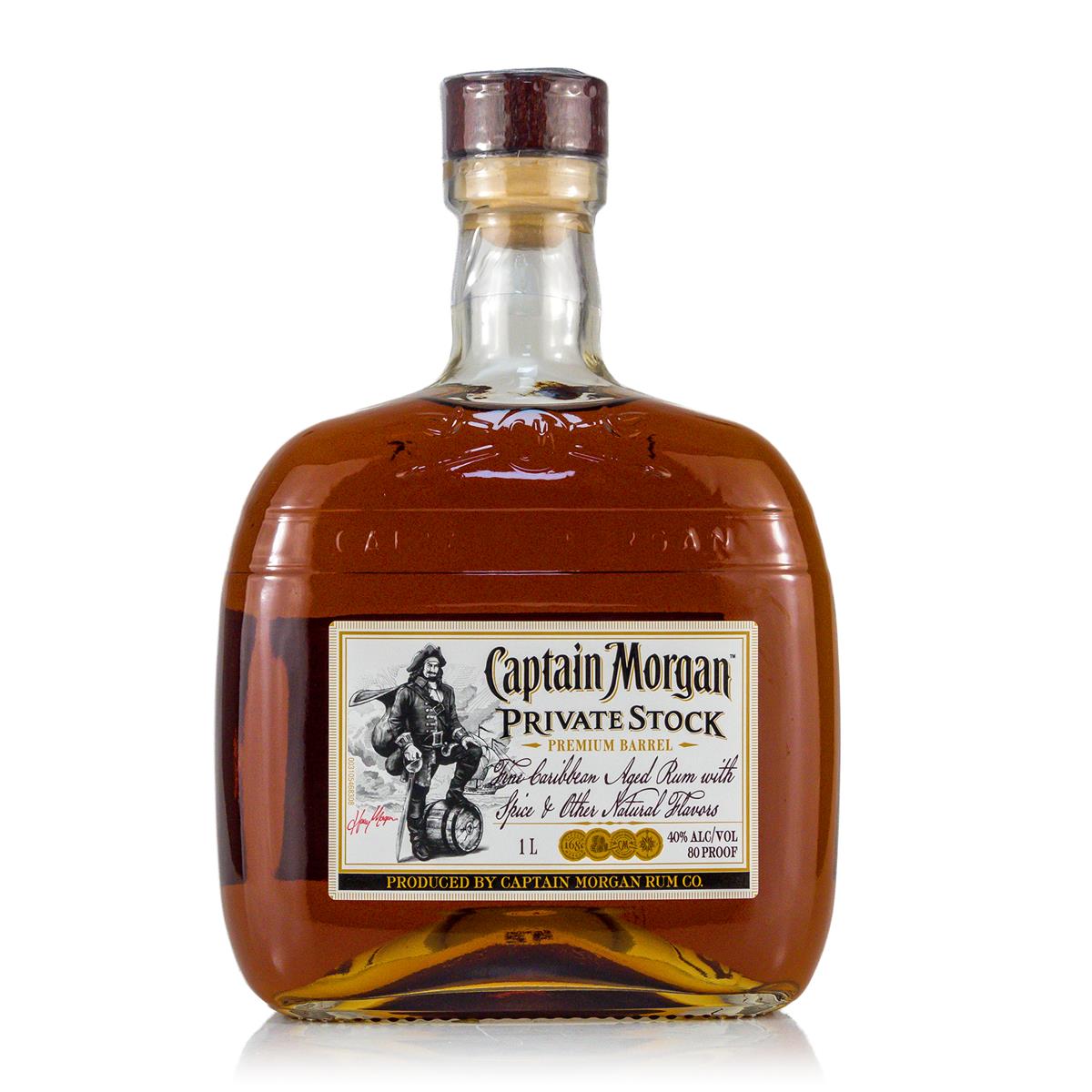 Captain Morgan Private Stock 1 Liter 40%vol. Captain Morgan Private Stock 1 Liter 40%vol.