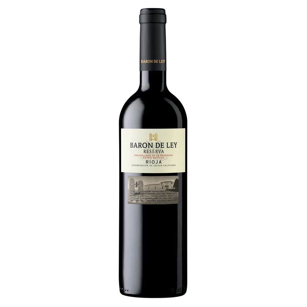 Baron de Ley Reserva Rioja dry, red 14%. 0,75Liter Baron de Ley Reserva Rioja dry, red 14%. 0,75Liter