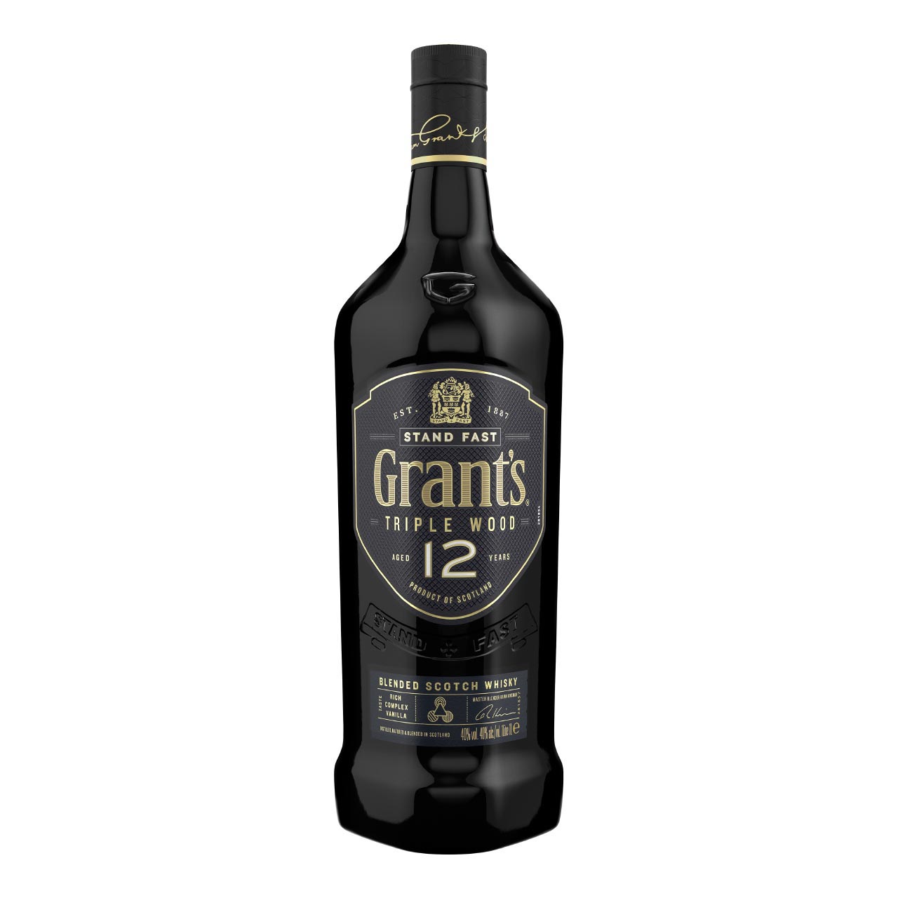 Grant's Triple Wood 12 Year Old 40% vol. 1 liter