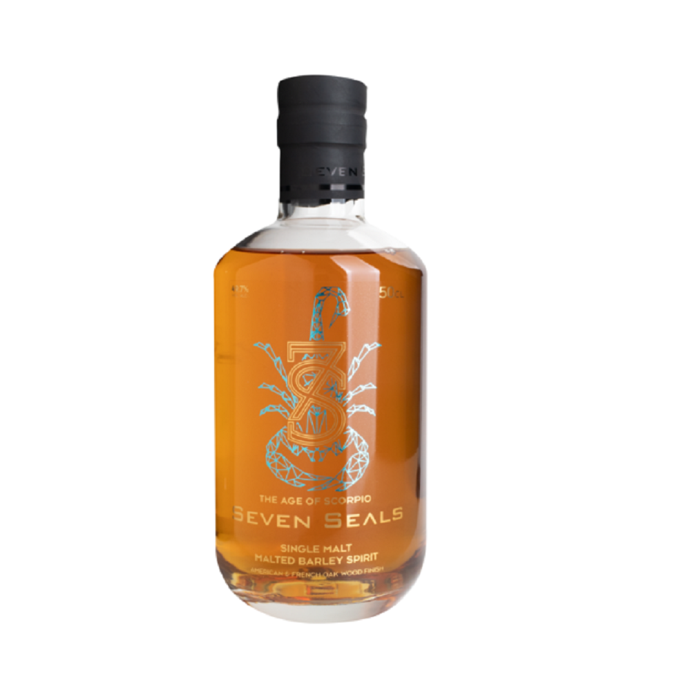 Seven Seals "The Age of Scorpio" Triple Wood Bourbon 49,7%vol. 0,5 Liter Seven Seals "The Age of Scorpio" Triple Wood Bourbon 49,7%vol. 0,5 Liter