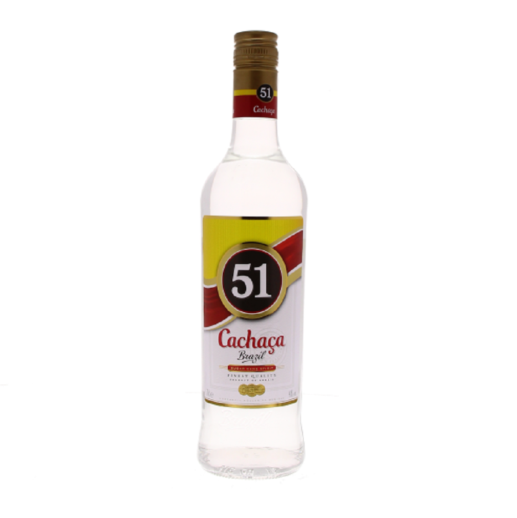 Cachaca 51 - Schnaps 0,7 Liter 40%vol. Cachaca 51 - Schnaps 0,7 Liter 40%vol.