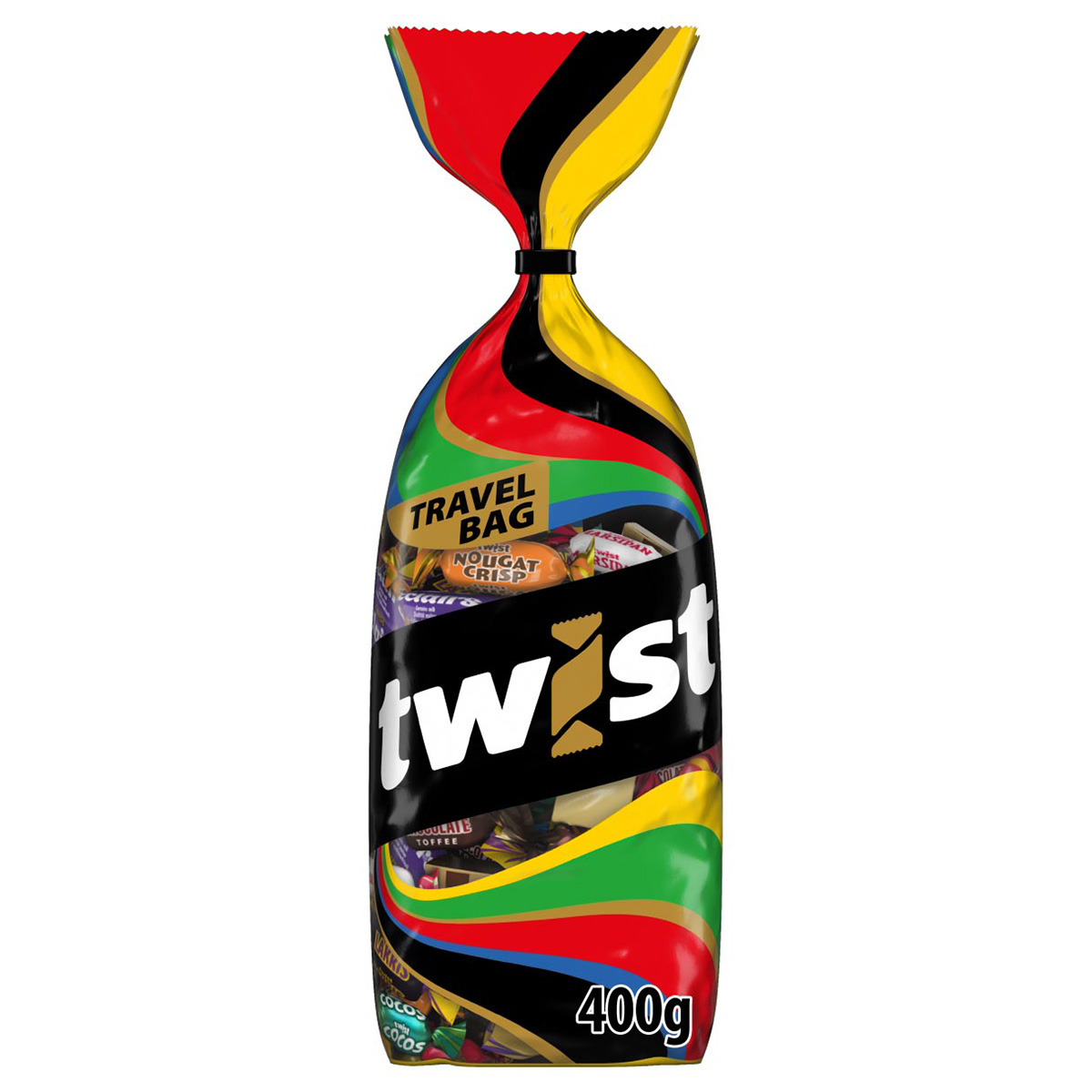 Freia Twist Party Bag 400g – Premium Chocolate & Toffee Selection