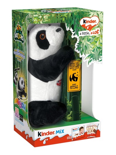 Kinder Mix mit Plüschtier 144g