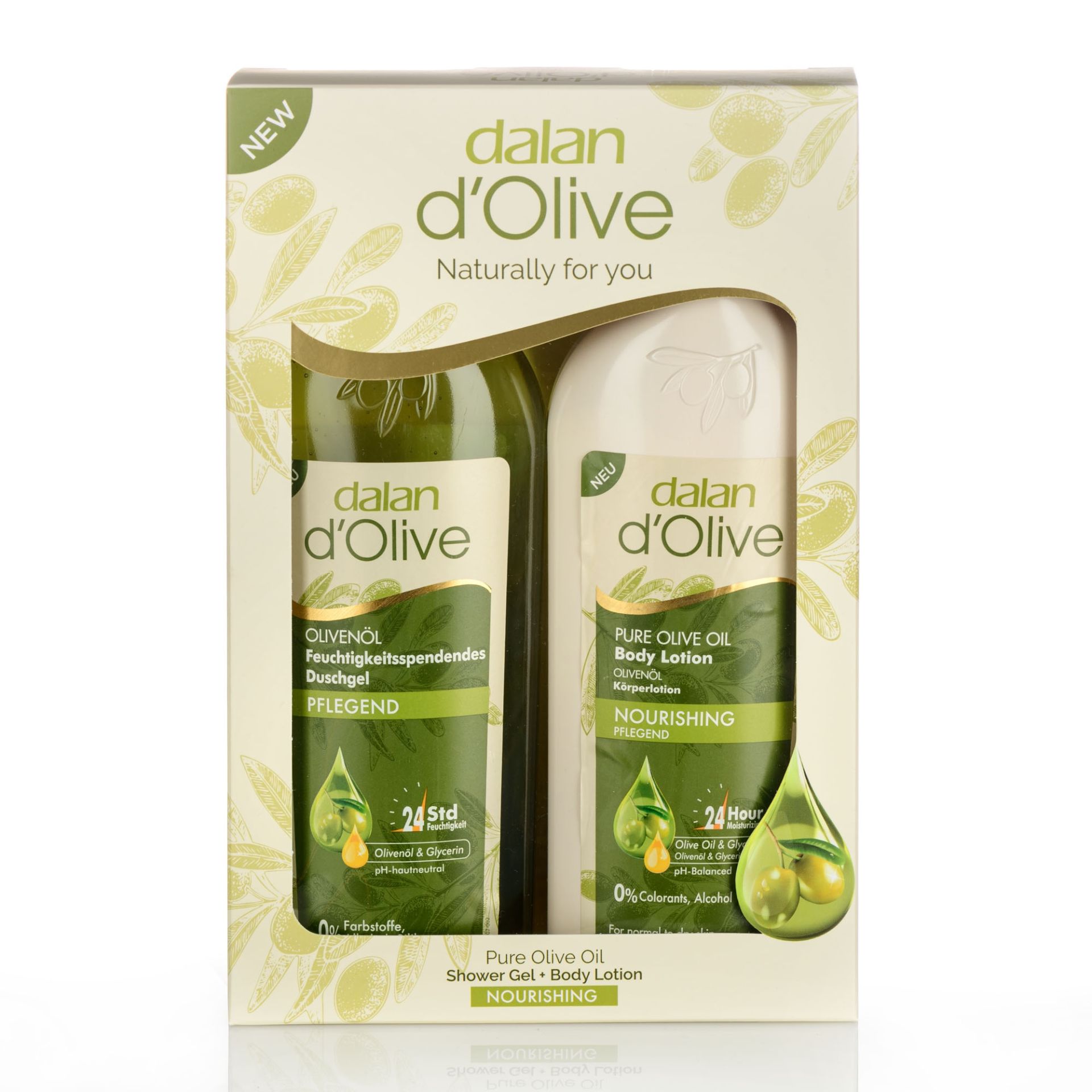 Dalan d Olive Set Duschgel + Bodylotion je 400ml