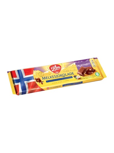 Freia Fruknött milk chocolate with raisins and nut 220g