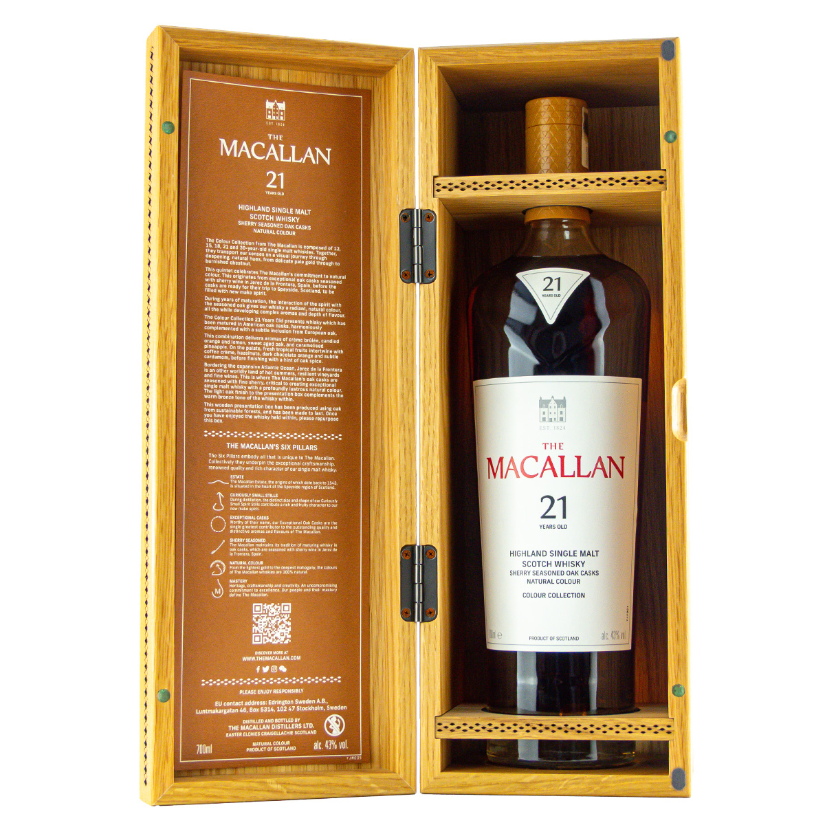 Macallan Colour Collection 21 Years 43%vol. 0,7 Liter