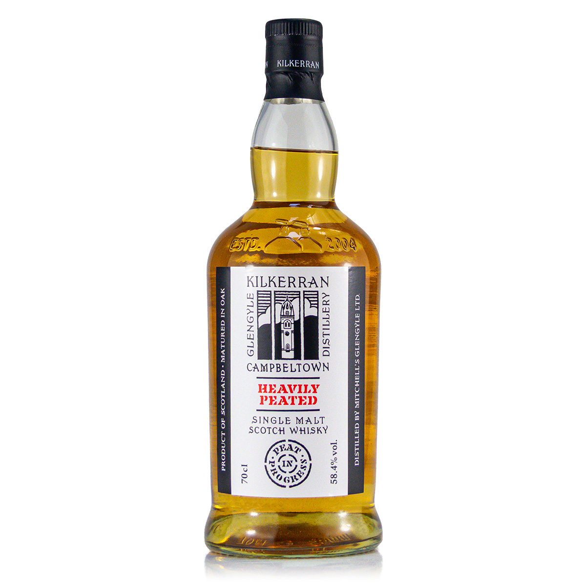 Kilkerran Heavily Peated Batch 08 58,4%vol. 0,7 Liter