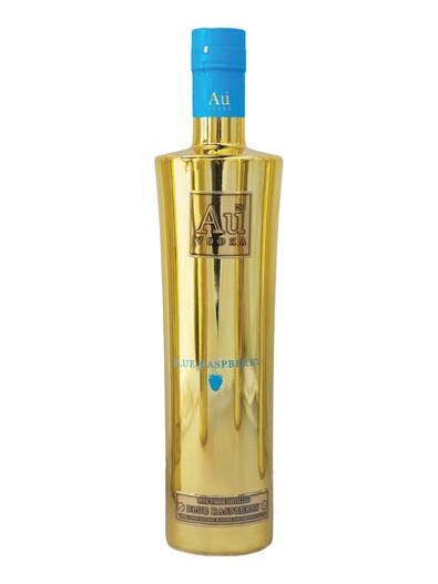Au Vodka Blue Raspberry 35.2%vol. 1Liter
