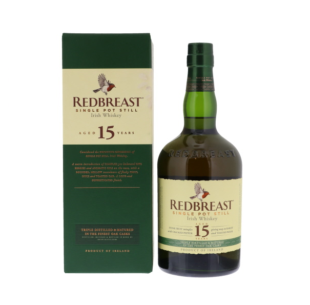 Redbreast 15 Years Pot Still 46%vol. 0,7 Liter Redbreast 15 Years Pot Still 46%vol. 0,7 Liter