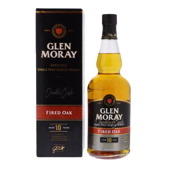 Glen Moray 10 Jahre Fire Oak 40%vol. 0,7 Liter