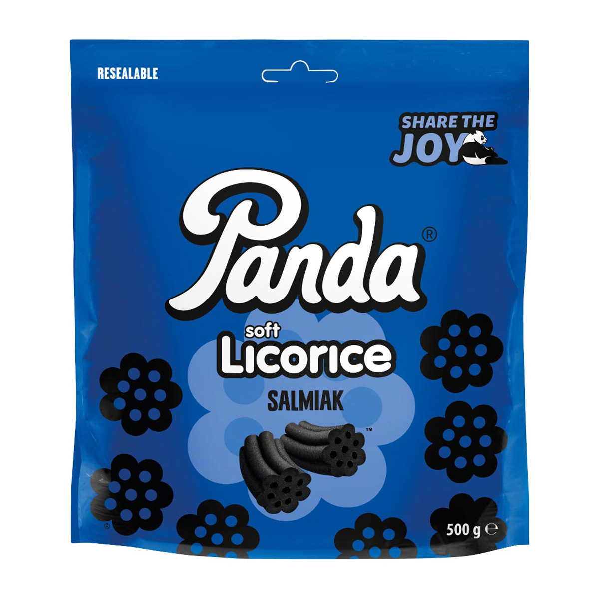 Panda Soft & Fresh Salmiac Salt Liquorice 500g
