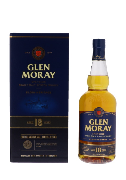Glen Moray 18 Years 47,2%vol.   0,7 Liter Glen Moray 18 Years 47,2%vol.   0,7 Liter