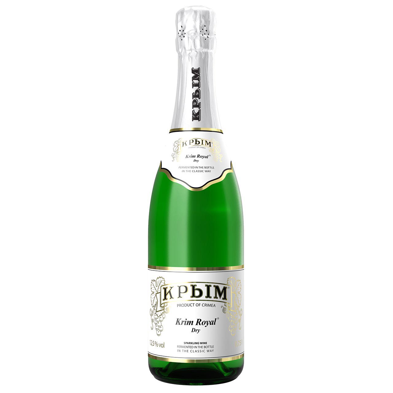 Krim Sekt, dry , white 0,75Liter 12,5%vol.