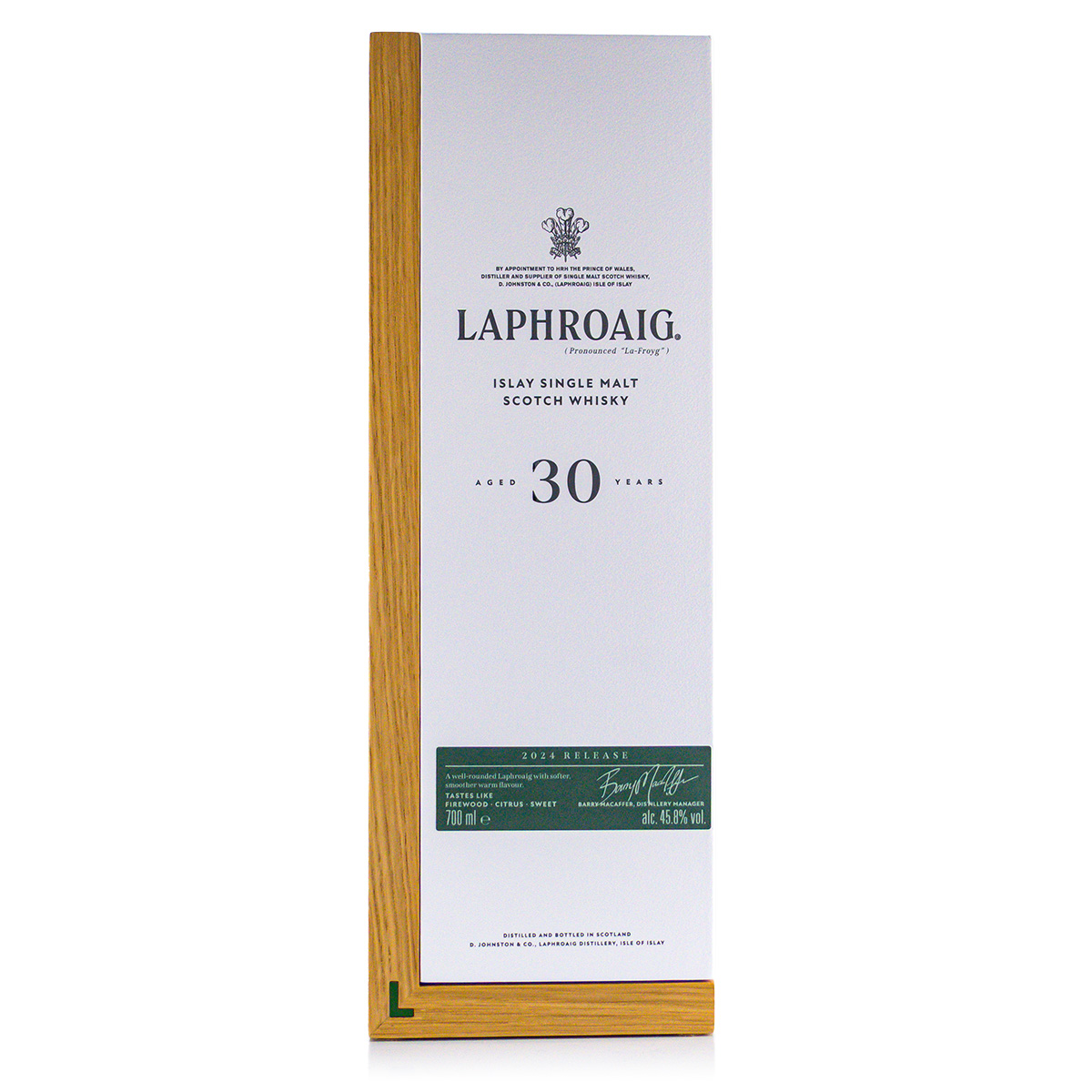 Laphroaig 30 Jahre  Islay Single Malt Scotch Whisky 45.8%vol. 0.7 Liter