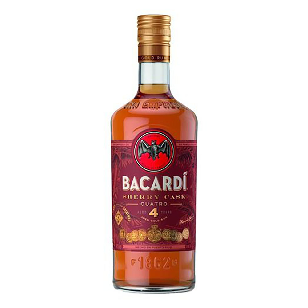 Bacardi Sherry Cask 4 Years Cuatro 1 Liter 40%vol. Bacardi Sherry Cask 4 Years Cuatro 1 Liter 40%vol.