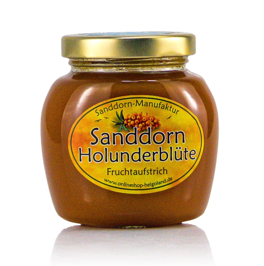 Sea buckthorn-Elderflower Fruitspread Pure 225g Sea buckthorn-Elderflower Fruitspread Pure 225g