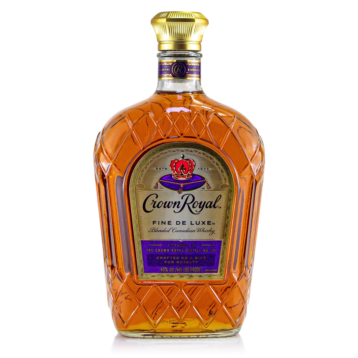 Crown Royal Canadian Whiskey 40%vol. 1 Liter