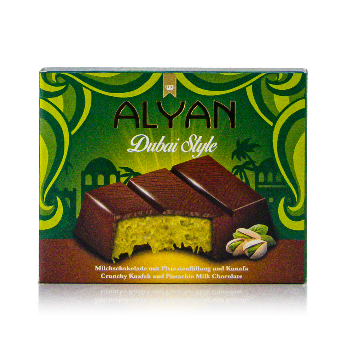 ALYAN Dubai Style Chocolate with pistachio filling 100g