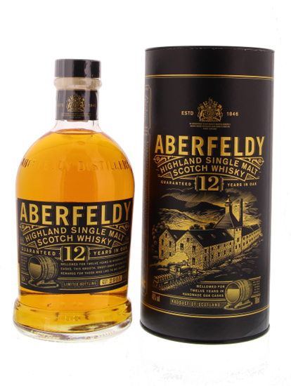 Aberfeldy 12 Jahre  40%vol.  0,7 Liter