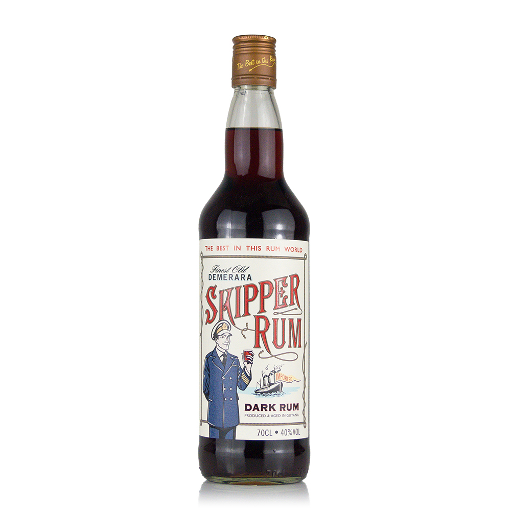 Skipper Demerara Rum 40%vol. 0,7 Liter Skipper Demerara Rum 40%vol. 0,7 Liter