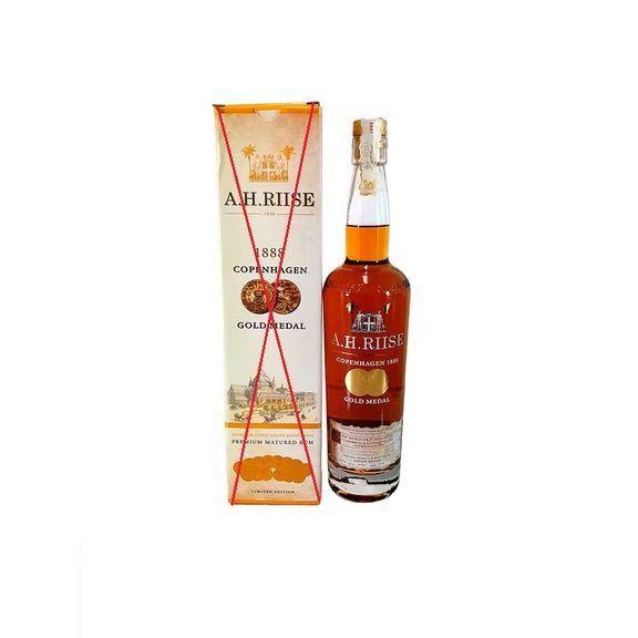 Special Item: A.H.Riise 1888 Gold Medal Rum 0,7 Liter 40%vol.