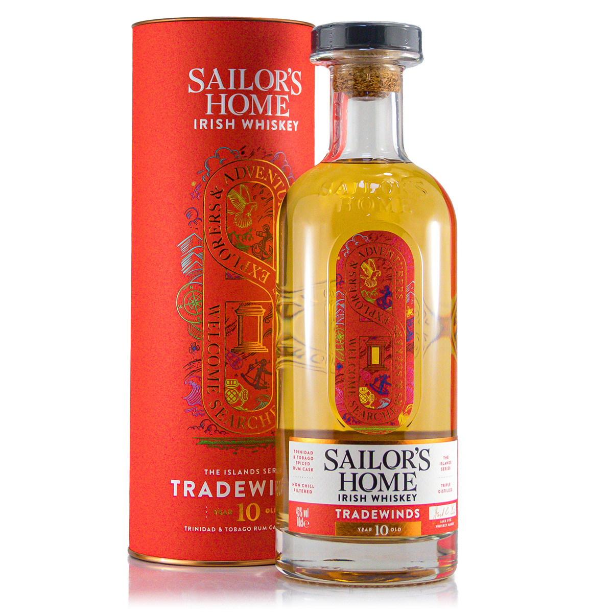 Sailor's Home Tradewinds 10 Years 43%vol. 0,7 Liter