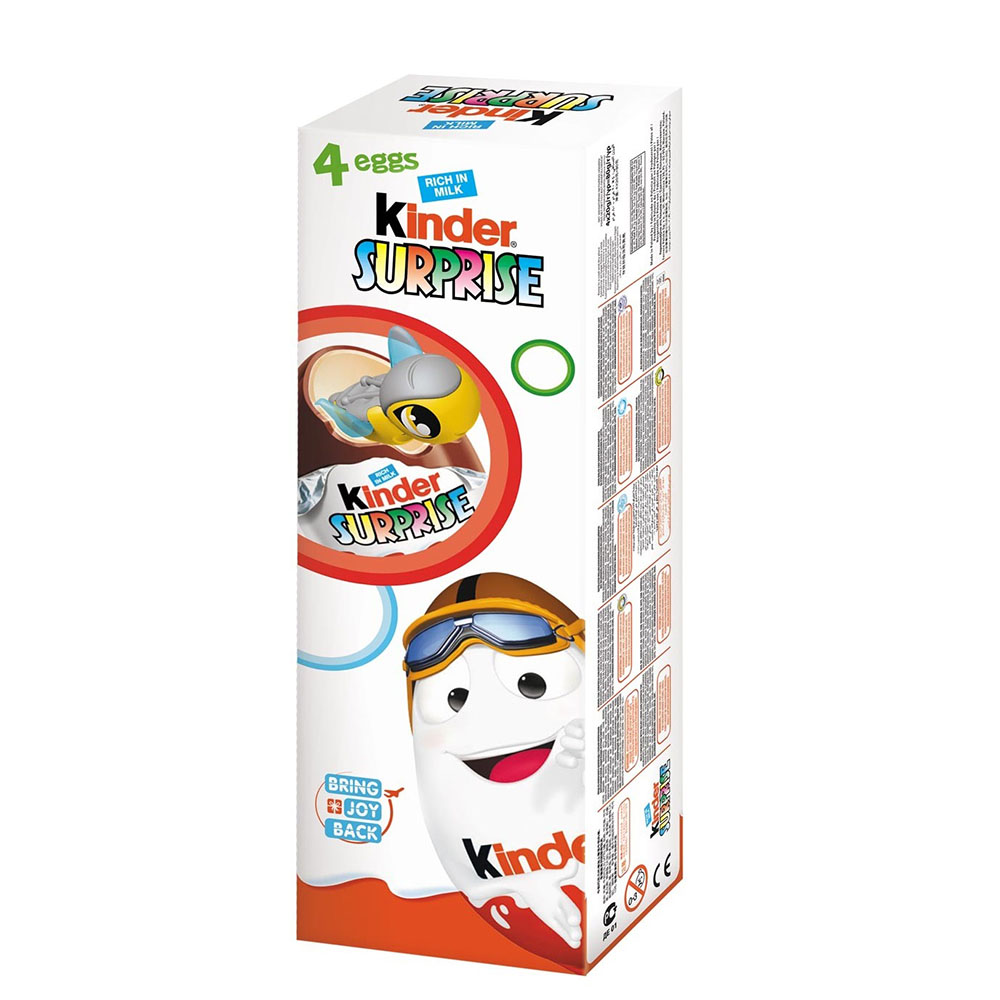 Ferrero Kinder Surprise 4 Eggs 80g Ferrero Kinder Surprise 4 Eggs 80g