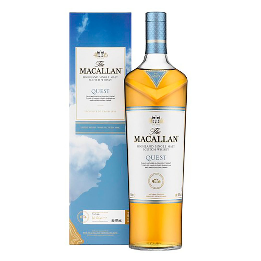Macallan Quest Edition 0,7 liter 40% vol. Macallan Quest Edition 0,7 liter 40% vol.