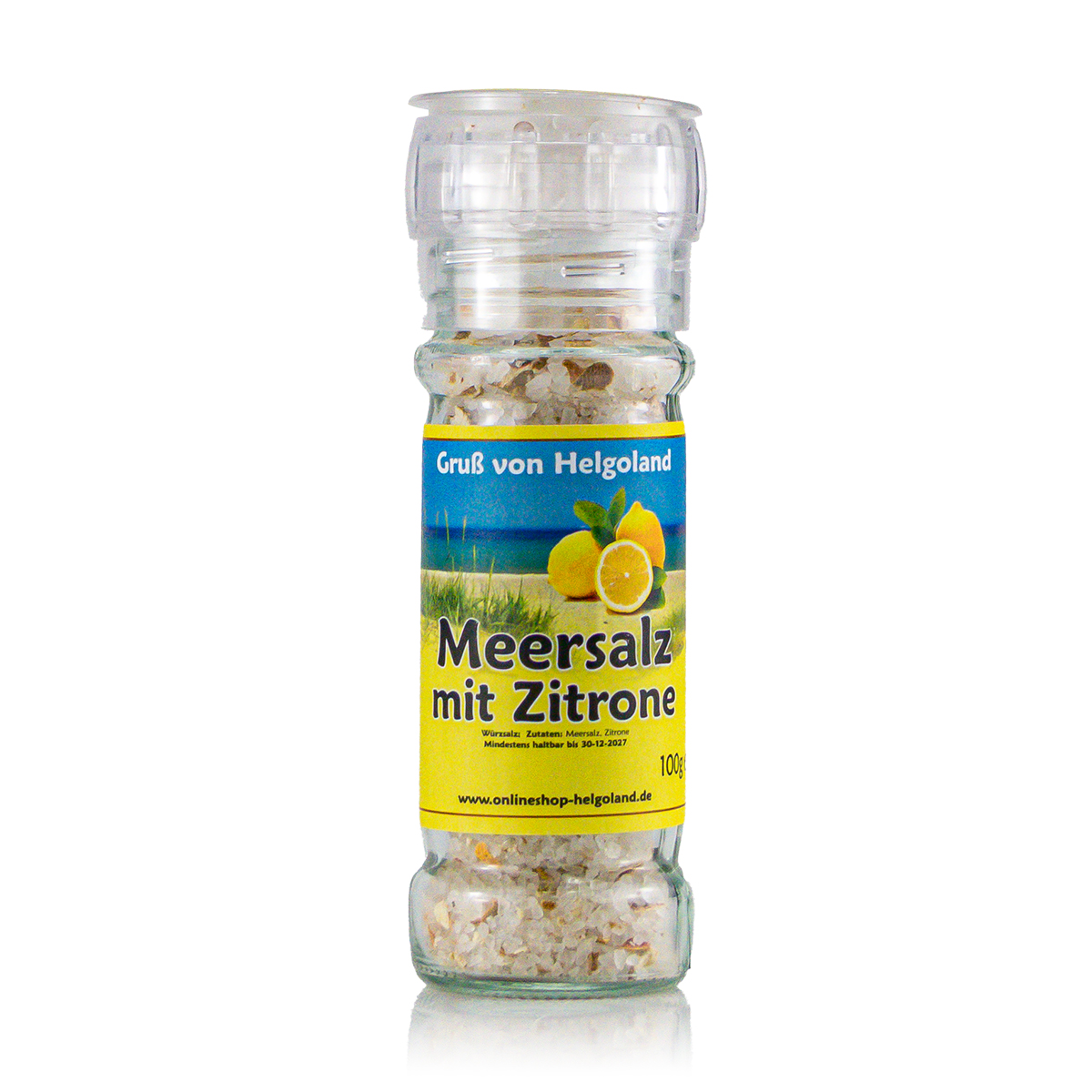 Spice mill sea salt with lemon 100g