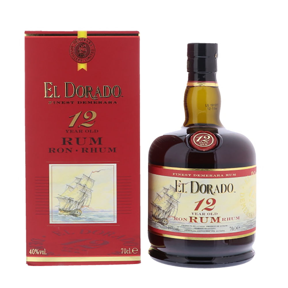 El Dorado 12 Years 0,7 Liter 40%vol. El Dorado 12 Years 0,7 Liter 40%vol.