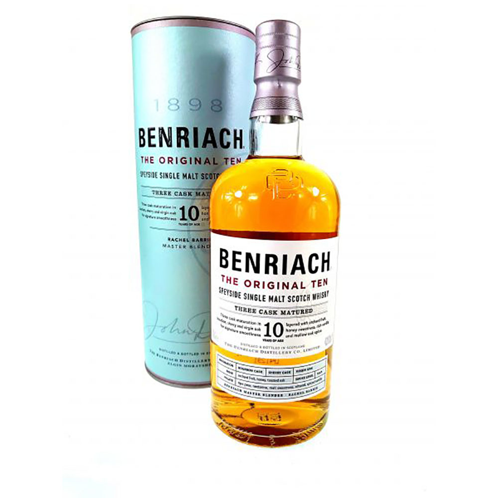 BenRiach The Original Ten 10 Years 0.7 liters 43% vol. BenRiach The Original Ten 10 Years 0.7 liters 43% vol.
