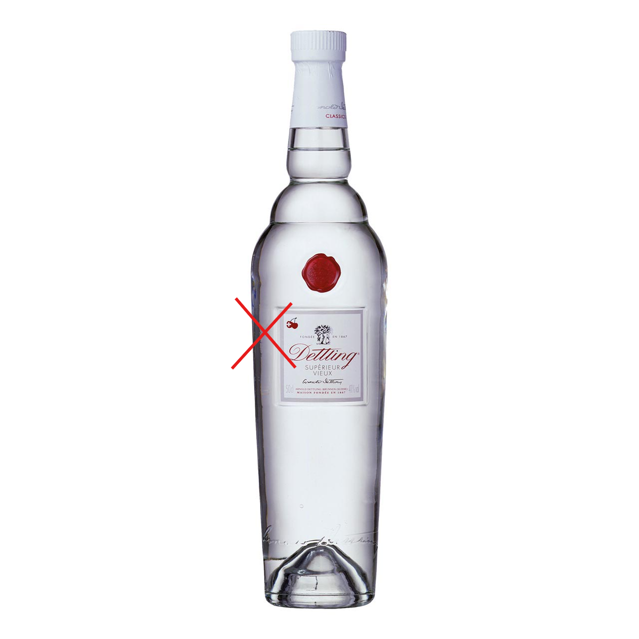 Special Item: Dettling Kirsch Supérieur vieux 0,5 Liter 41%vol.