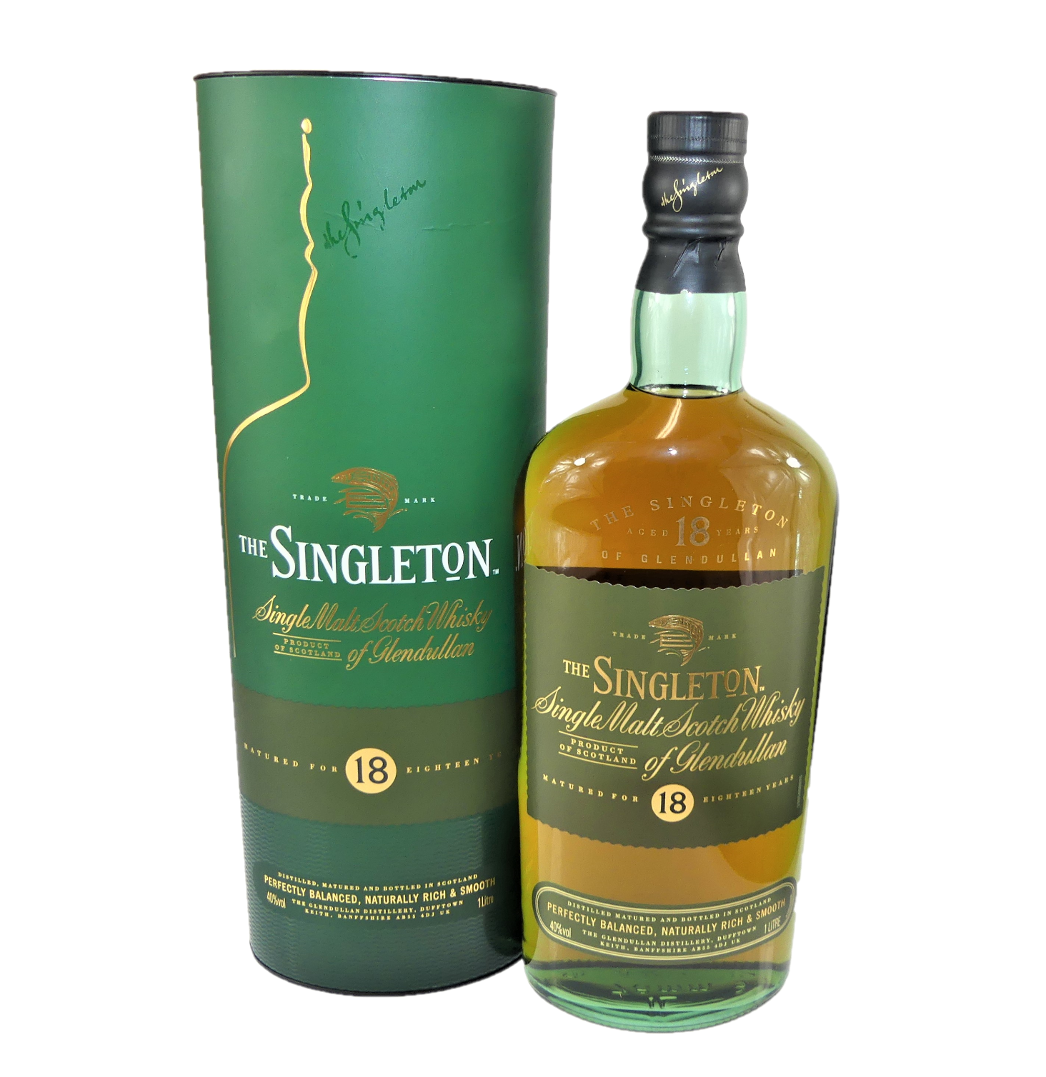 The Singleton of Glendullan 18 years 1 liter 40% vol.