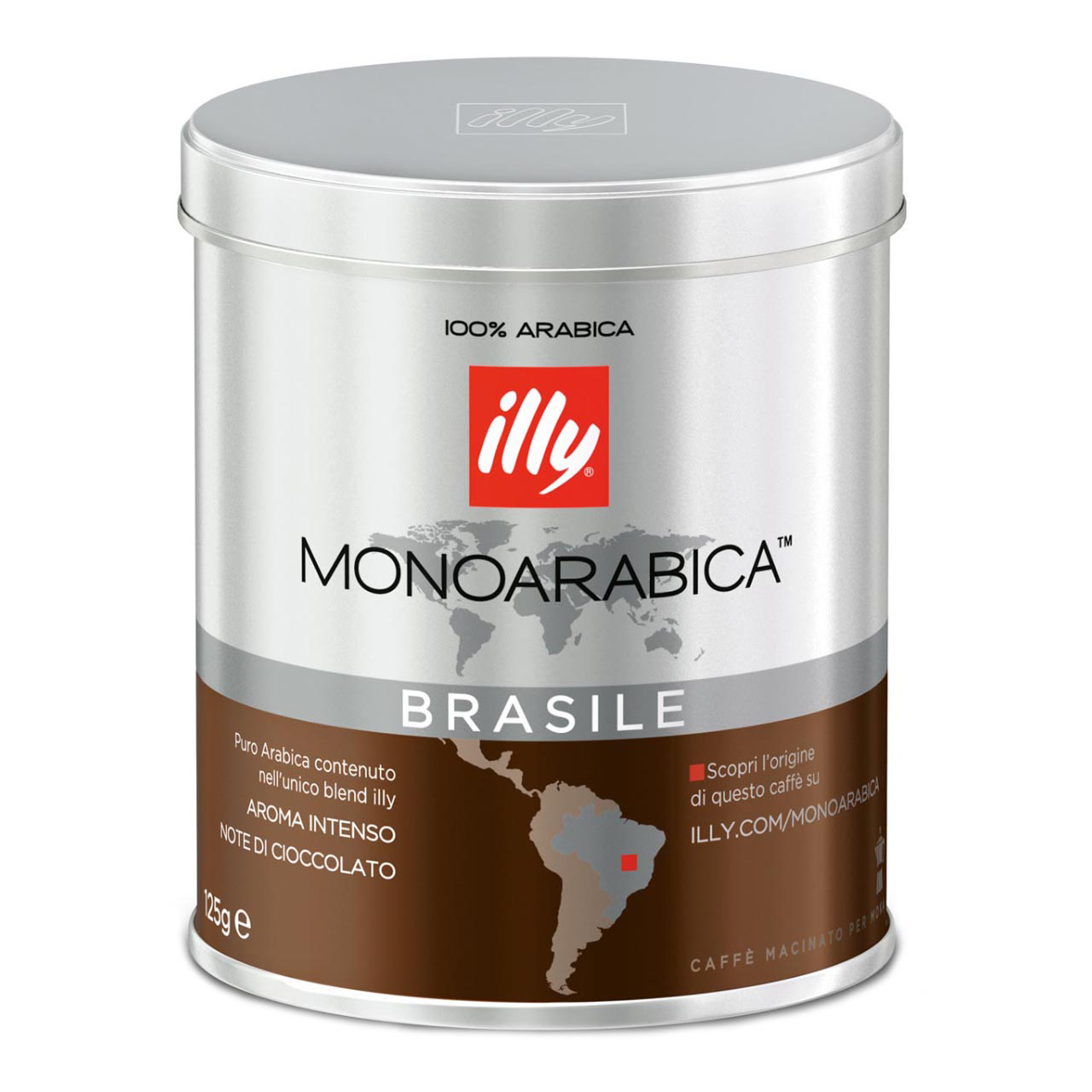 Illy Monoarabica Coffee ground from Brazil 125g Illy Monoarabica Coffee ground from Brazil 125g