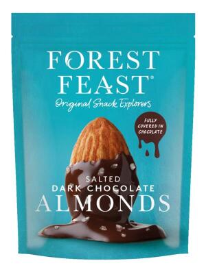 Forest Feast Dark Chocolate Salted Almonds 120g