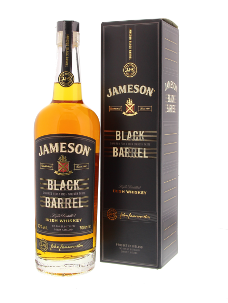 Jameson Black Barrel 0,7 liter 40% vol. Jameson Black Barrel 0,7 liter 40% vol.