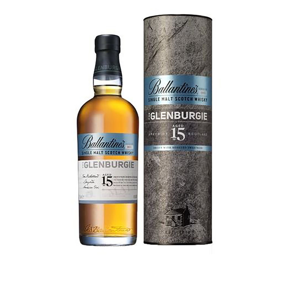 Ballantines The Glenburgie 15 Years 0.7 liters 40% vol. Ballantines The Glenburgie 15 Years 0.7 liters 40% vol.