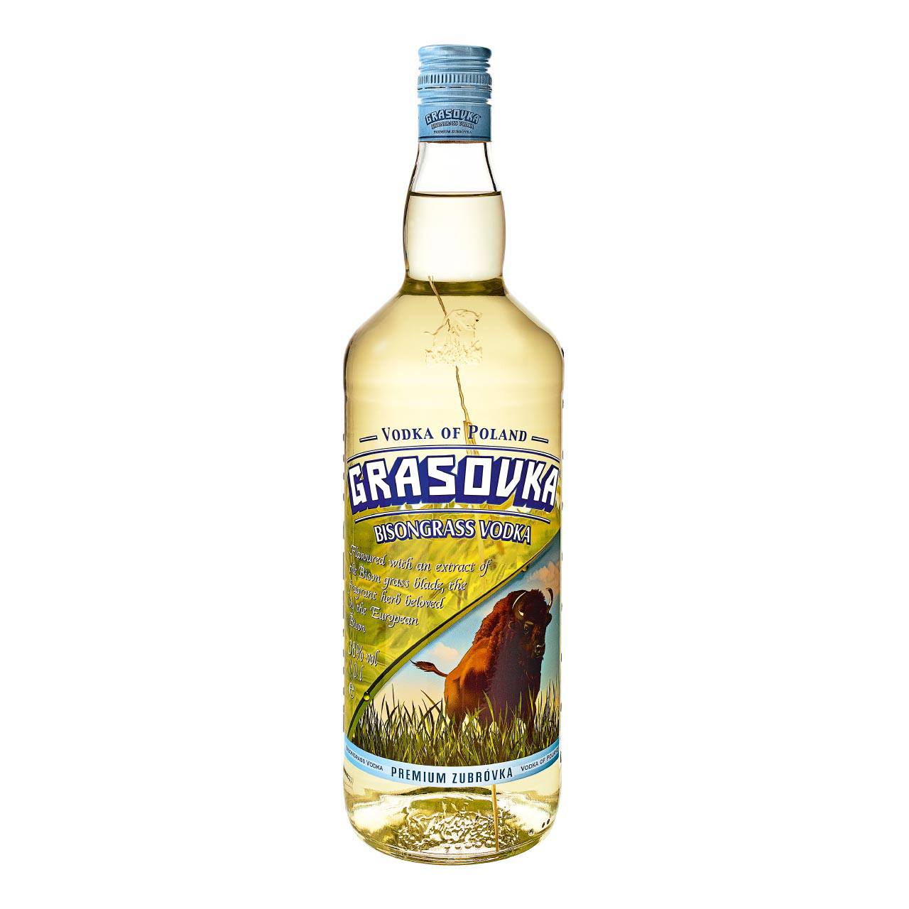 Grasovka Bison Brand Vodka 1 Liter 38%vol. Grasovka Bison Brand Vodka 1 Liter 38%vol.